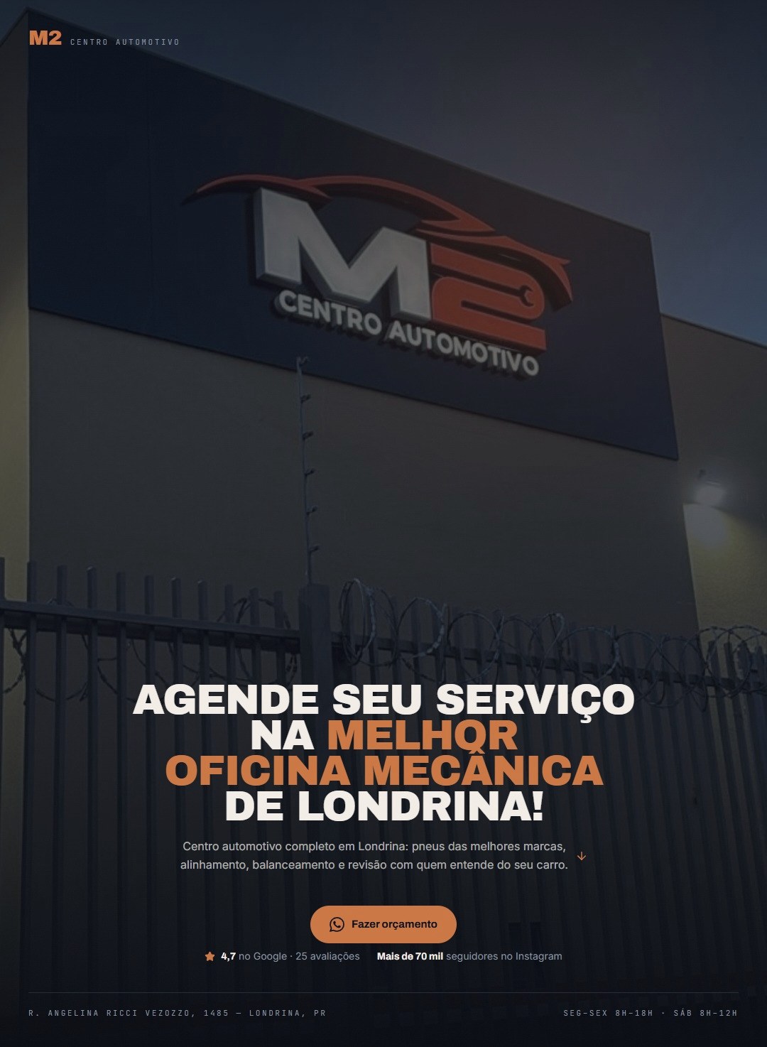 M2 Centro Automotivo — oficina mecânica em Londrina
